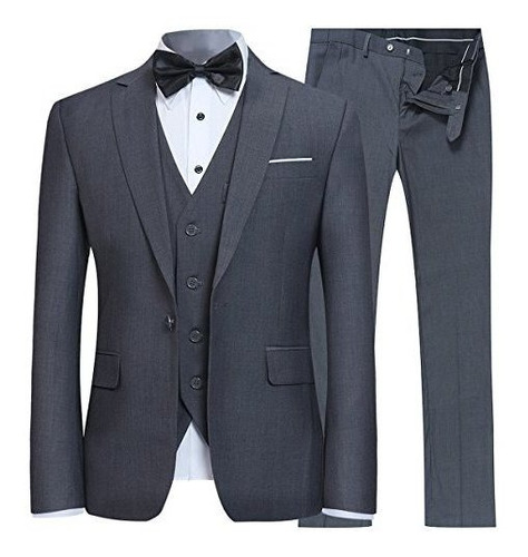 Traje Slim Fit 3 Piezas Yffushi