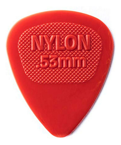 Púa De Guitarra Dunlop Nylon Midi ***** Roja - Paquete De 72