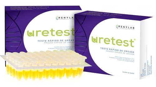 Kit 3 Unidades Uretest Teste De Urease Renylab C/50