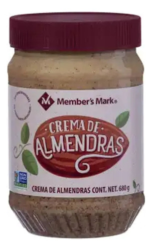 Crema De Almendras Members Mark 680 G