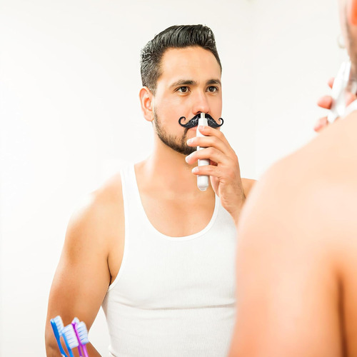 Fomiyes 50 Pegatinas Negras Para Bigotes Falsos, Accesorios