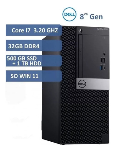 Dell Optiplex | Intel 8ª Generación I7