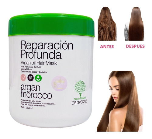 Crema Reparación Argan Morocco 1000ml Obopekal