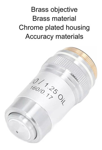- Accesorios Para Microscopio 195 Acromático 100x Objetivo B