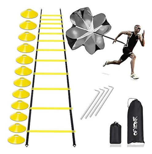 Ofydnr Speed Agility Ladder Training Set - Escalera De Agili