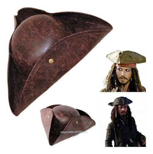 Sombrero De Capitán Pirata Cosplay Retro Tricorn Hat Ball