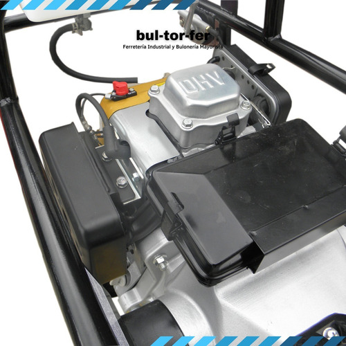 Imagen 4 de 10 de Vibroapisonador Compactador Macromaq 4hp Robin 13kn