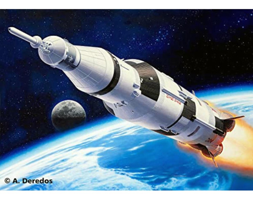 Revell Germany 04909 Apollo Saturn V Rocket Kit De Modelo