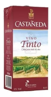 Vino Tinto Español La Castañeda Tetra Pak 1 Lt