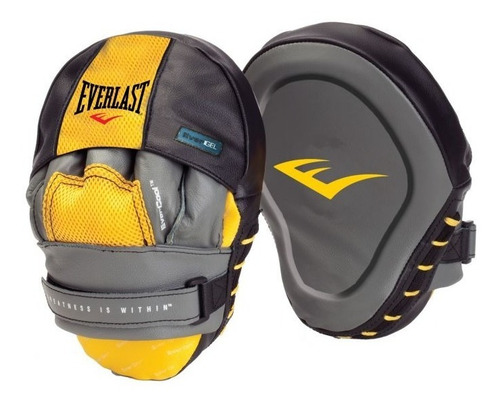 Par De Focos Profesional Everlast Evergel Manoplas Mitts Box