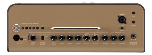 Amplificador Yamaha GTHR30IIA Transistor para guitarra acústica de 30W color amarillo 220V