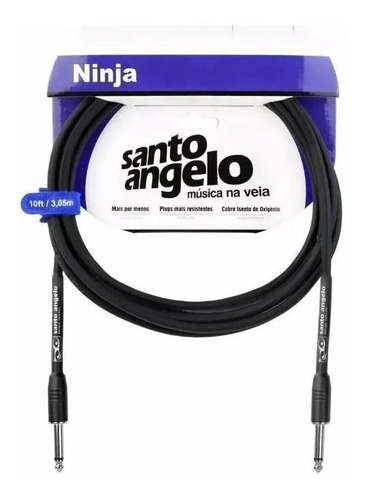 Cabo Santo Angelo Ninja 4,57m P10 Reto Guitarra Violão Baixo