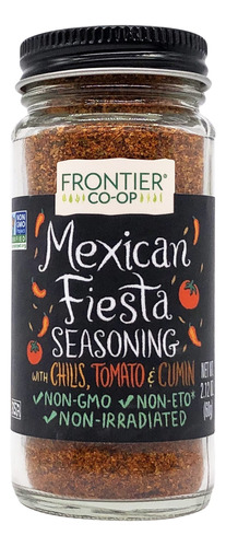 Frontier Seasoning Blends Mexican Fiesta, Botella De 2.12 On