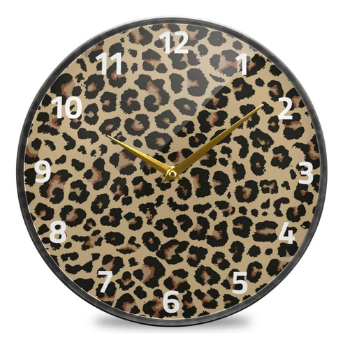 Reloj De Pared Con Estampado De Leopardo Y Guepardo, Funcion