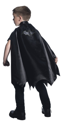 Capa De Batman De Lujo Para Niños, Estándar, Negro