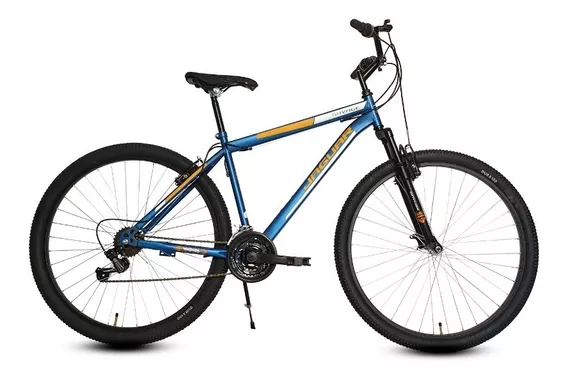 Mountain bike Jaguar Savage R29 18v frenos v-brakes cambio Favorit color azul con pie de apoyo