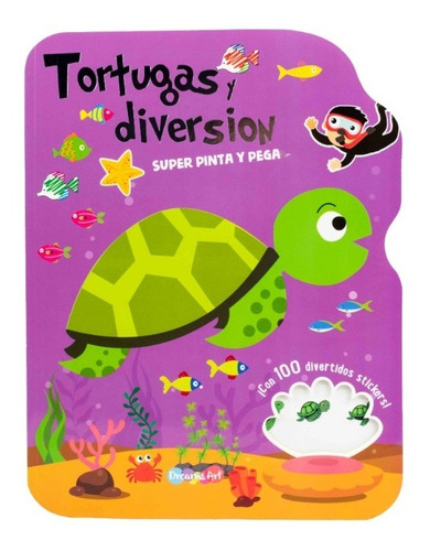 Libro Infantil De Unicornios Para Colorear Con 100 Stickers