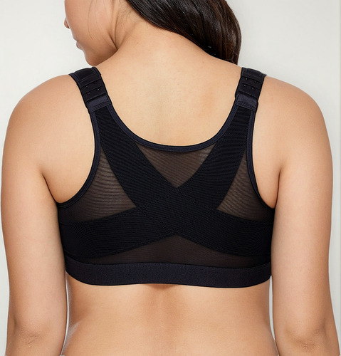 3x Brasier Cierre Frontal Sin Varilla Talla Grande Delimira
