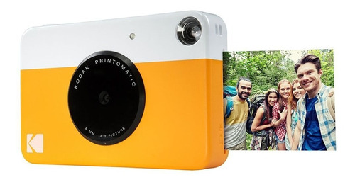 Câmera Digital Impressão Instantânea Kodak 5mp Amarela