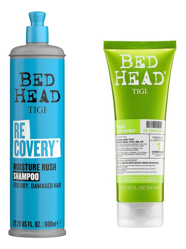 Tigi Recovery Shampoo 400ml + Aco. 200 Ml Re-energizer