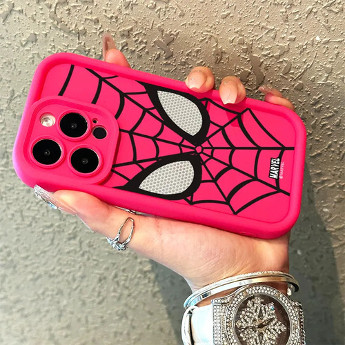 Funda De Teléfono Spider Man Lisa De Varios Pasos Para Iphon