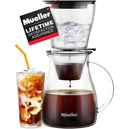 Mueller Quickbrew - Máquina Preparar Café Y Té Frío...