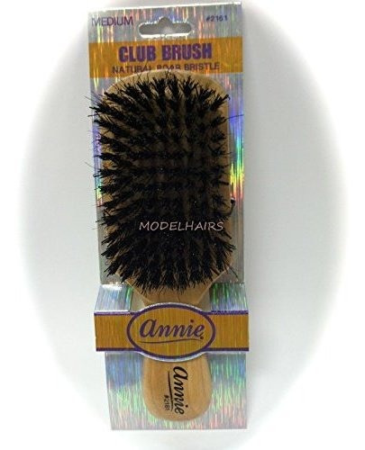 Cepillo Para Cabello - Annie Club Brush Natural Boar Bristle