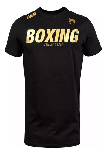 Remera Ufc Venum Boxing Oro Estampa Vinilo