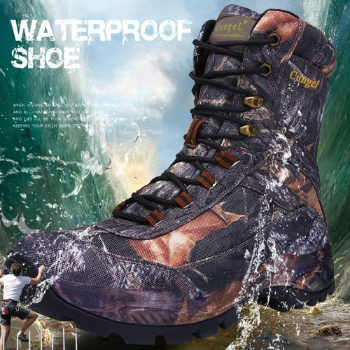 Botas De Caza Camufladas Cungel Waterproof