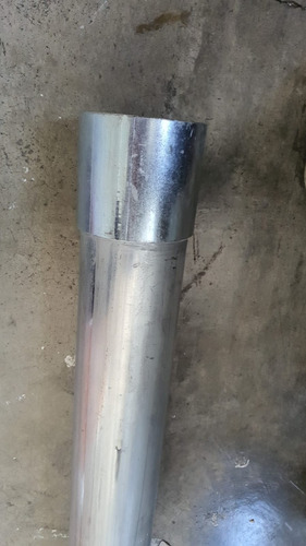 Tubo Conduit Diametro 3 Pul. Galvanizado 3 Mts