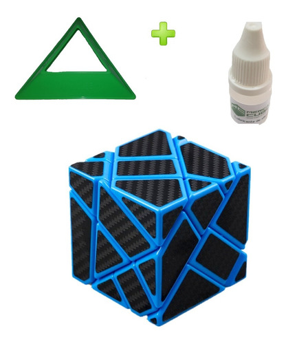 Cubo Rubik Fangcun Ghost + Base + 1 Lubricante  De Regalo