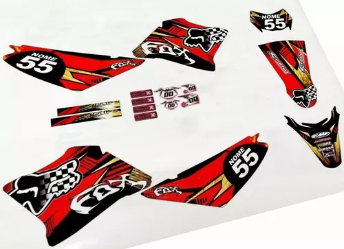 Adesivos Moto Cross Trilha Xtz 125 20mm Personalizada Lm112