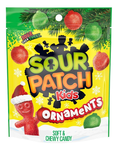 Sour Patch Kids Ornaments Edicion Navidad 283g Americano