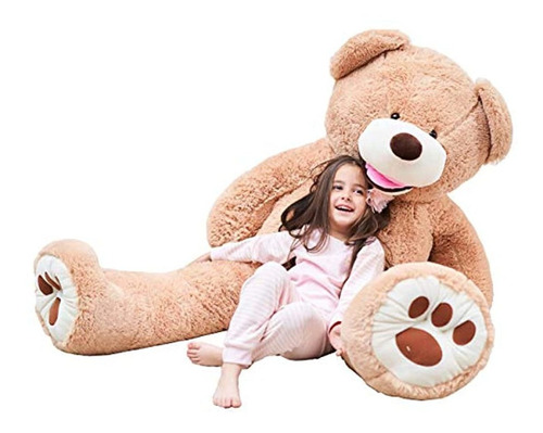 Peluche De Oso Gigante Color Caqui 160cm De Alto