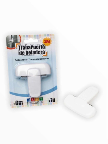 Imagen 4 de 10 de Traba De Seguridad Para Puerta De Heladera - Baby Innovation