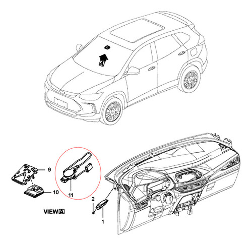 Sensor Chuva E Farol Automático Gm Cruze 17 18 19 20 21 22