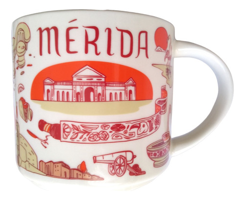 Taza Starbucks Mérida Yuc. City Mug Been There Series 2019