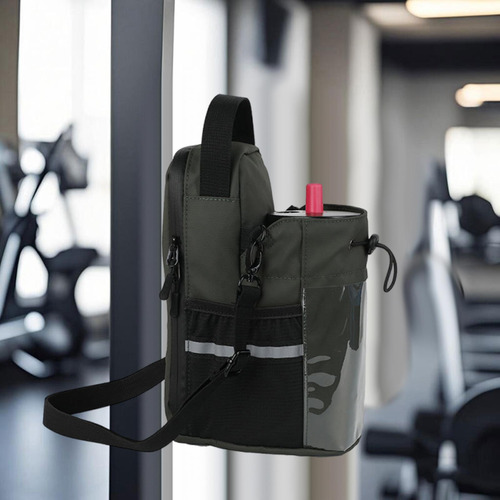 Bolso De Botella De Fitness Bolso De Hombro De Verde