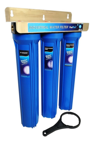 Sistema Filtro Purificadorde Agua 3 Etapas 20 Pulgadas Slim 