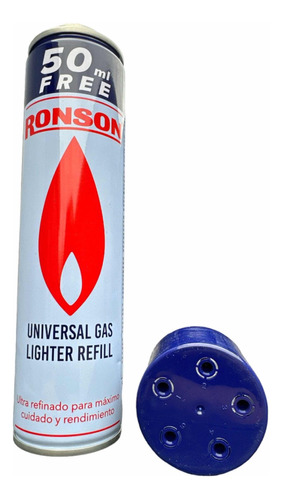 Gas Butano Ronson Recarga 300ml Mojostore