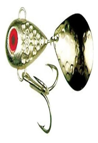 Mann's Little George Cuchara, Cromo/negro, 1/4 Oz