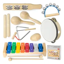 Comprar Set De Instrumentos Musicales Musicube Kids Xilófono Maracas