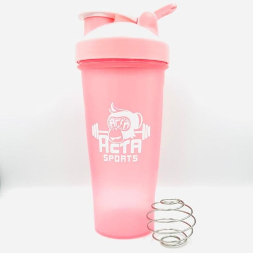 Termo Shaker Acta Mezclador De Proteína Rosado