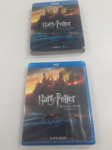Blu-ray Harry Potter E As Relíquias Da Monte Parte 1 E 2
