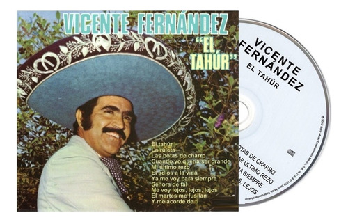 Vicente Fernandez - El Tahur - Disco Cd (11 Canciones)
