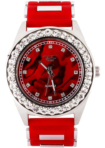 Reloj Hombre Techno P 8653m-549- Visualiza Pulso Rojo Just W