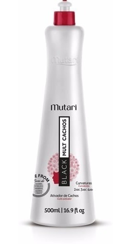 Ativador De Cachos Mutari Black Mult 500ml Transição Capilar