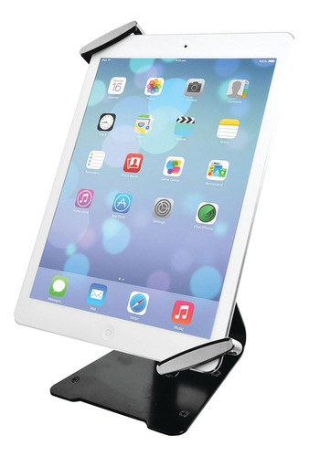 Base Soporte Seguridad Acero Para iPad Y Tablet Antirrobo