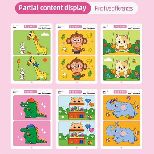 Diferentes Tarjetas De Imágenes, Game De Libros De