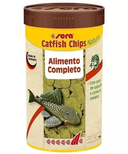 Ração Sera Catfish Chips Nature 38g (Wels-Chips) de Fundo - Outros